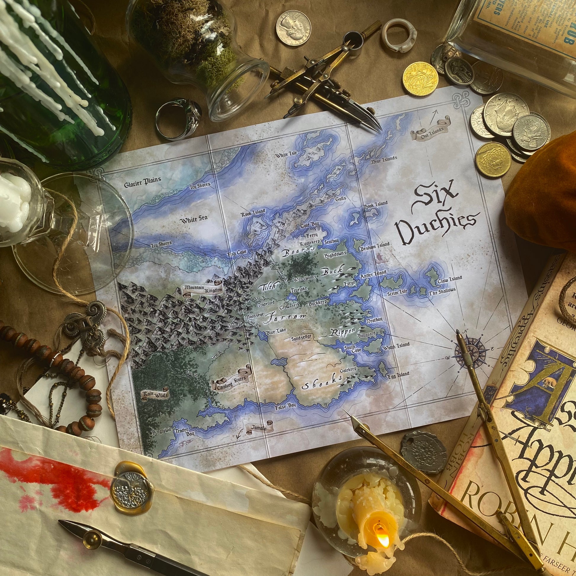 The Six Duchies Map