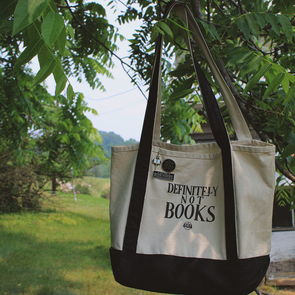 Definitely Not Books Tote