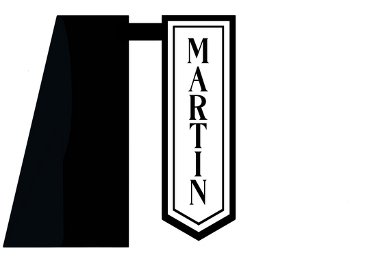 *MTO* Martin Author Banner Bookshelf Tab