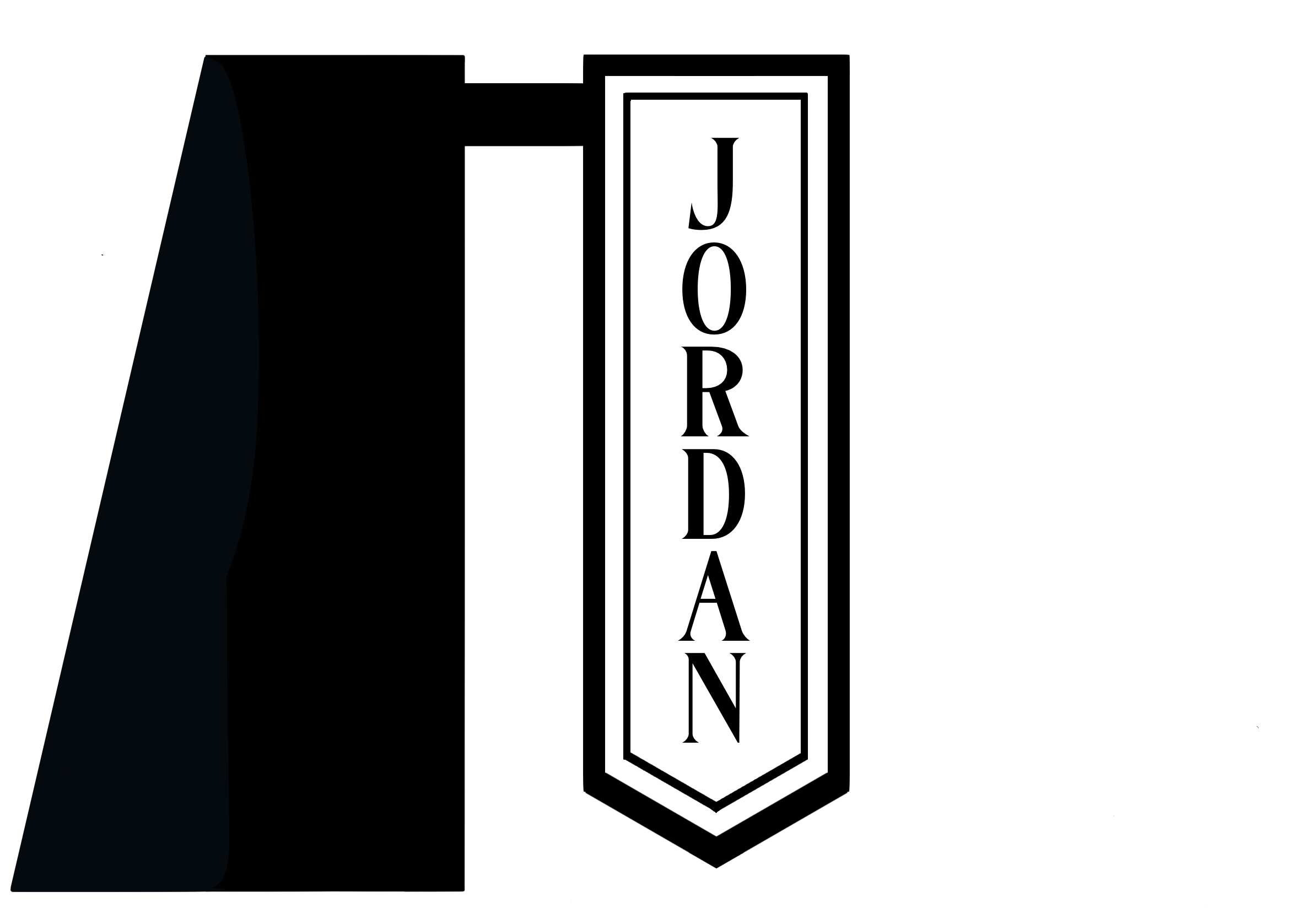 *MTO* Jordan Author Banner Bookshelf Tab