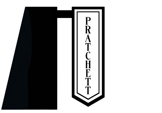 *MTO* Prachett Author Banner Bookshelf Tab