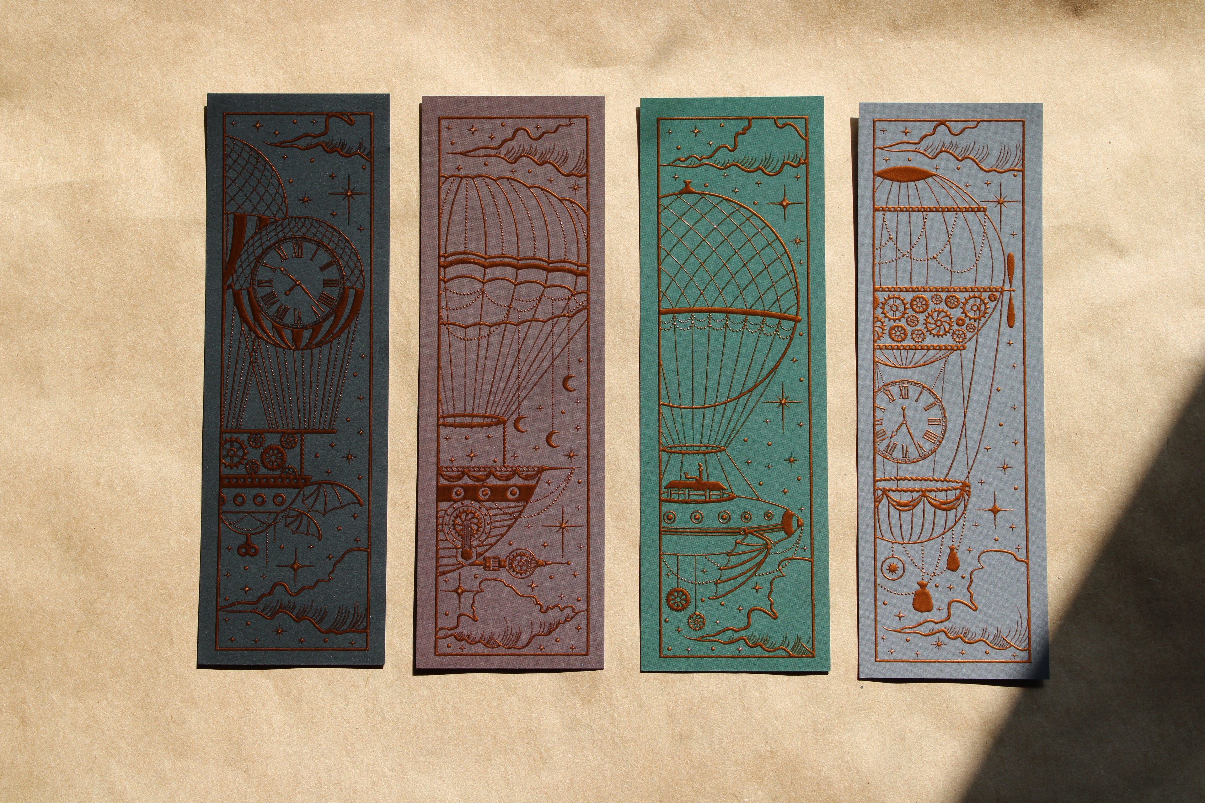 Steampunk Bookmark Set