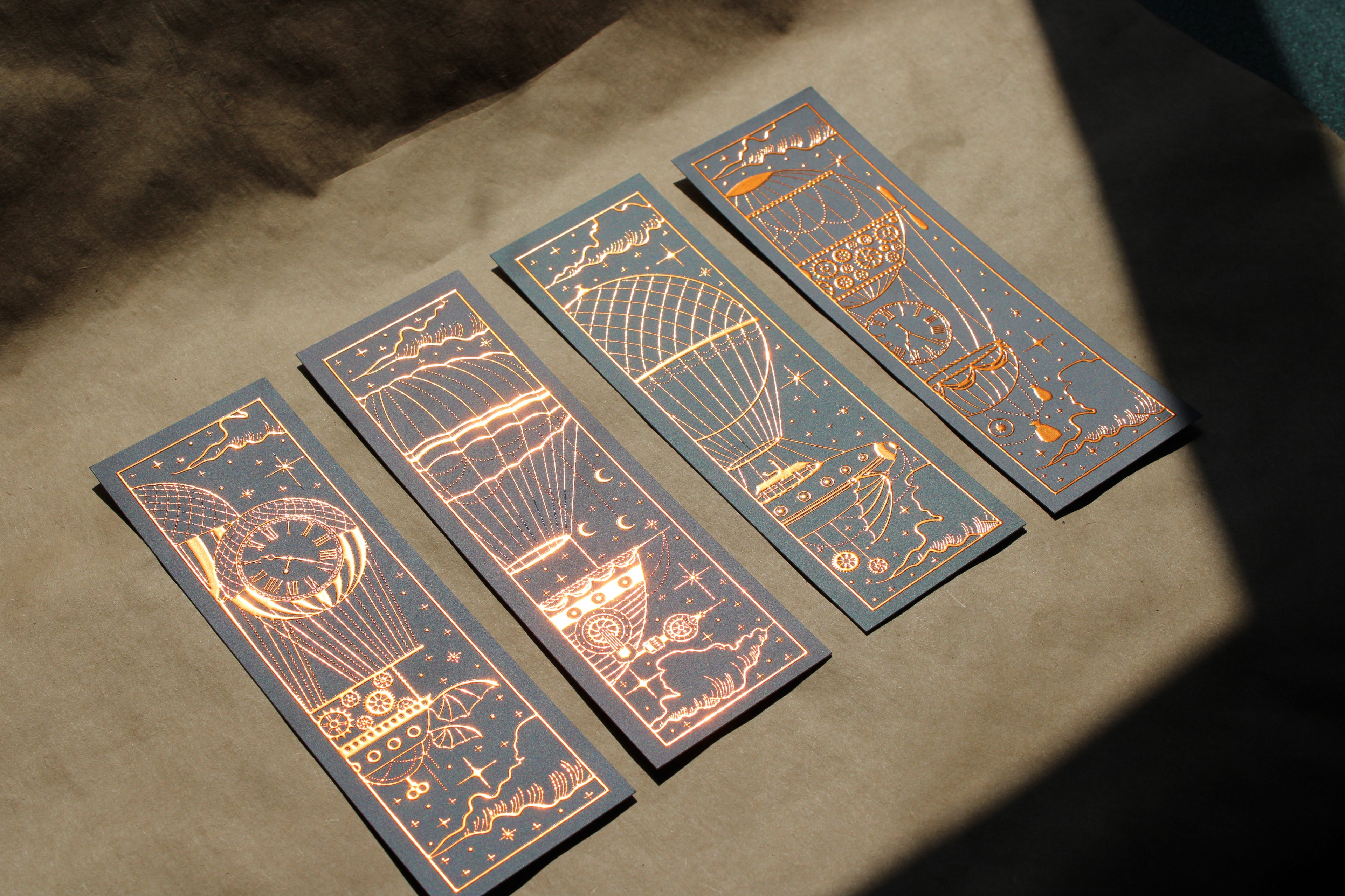 Steampunk Bookmark Set