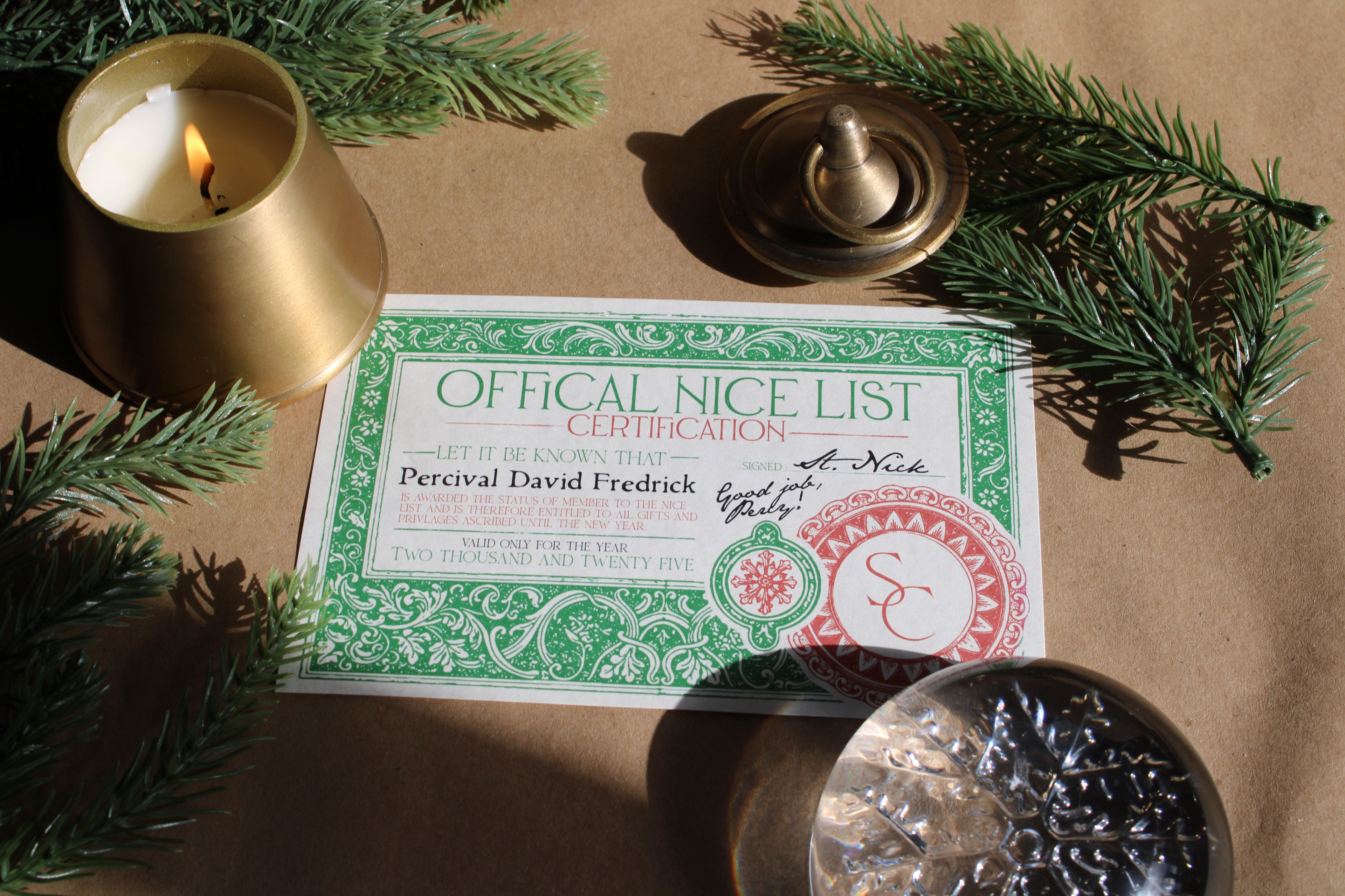 Good List Certificate