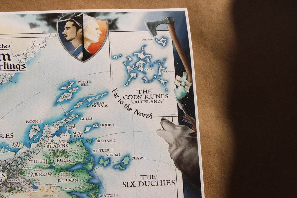 Realm of the Elderlings 11x17" Map