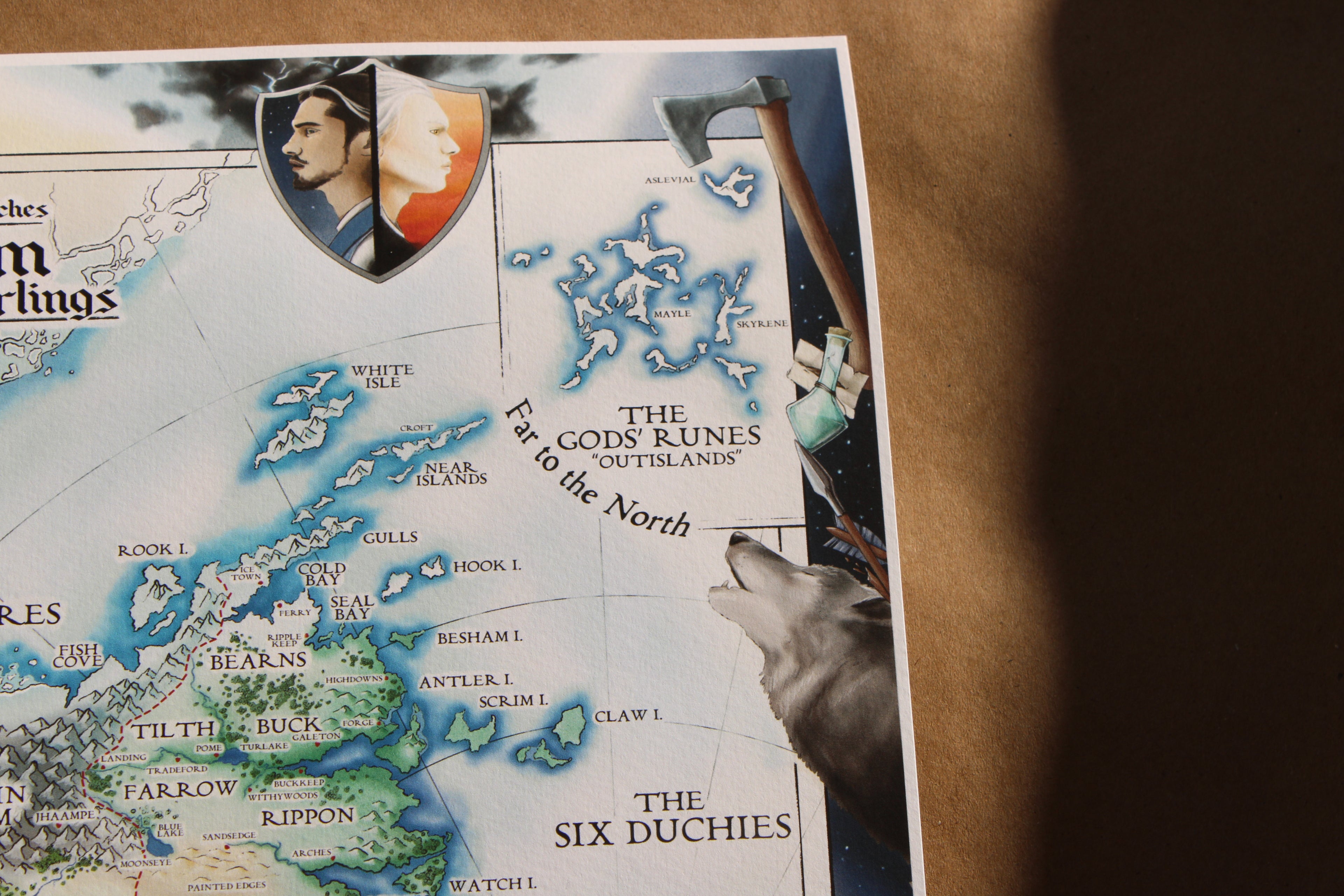 Realm of the Elderlings 11x17" Map