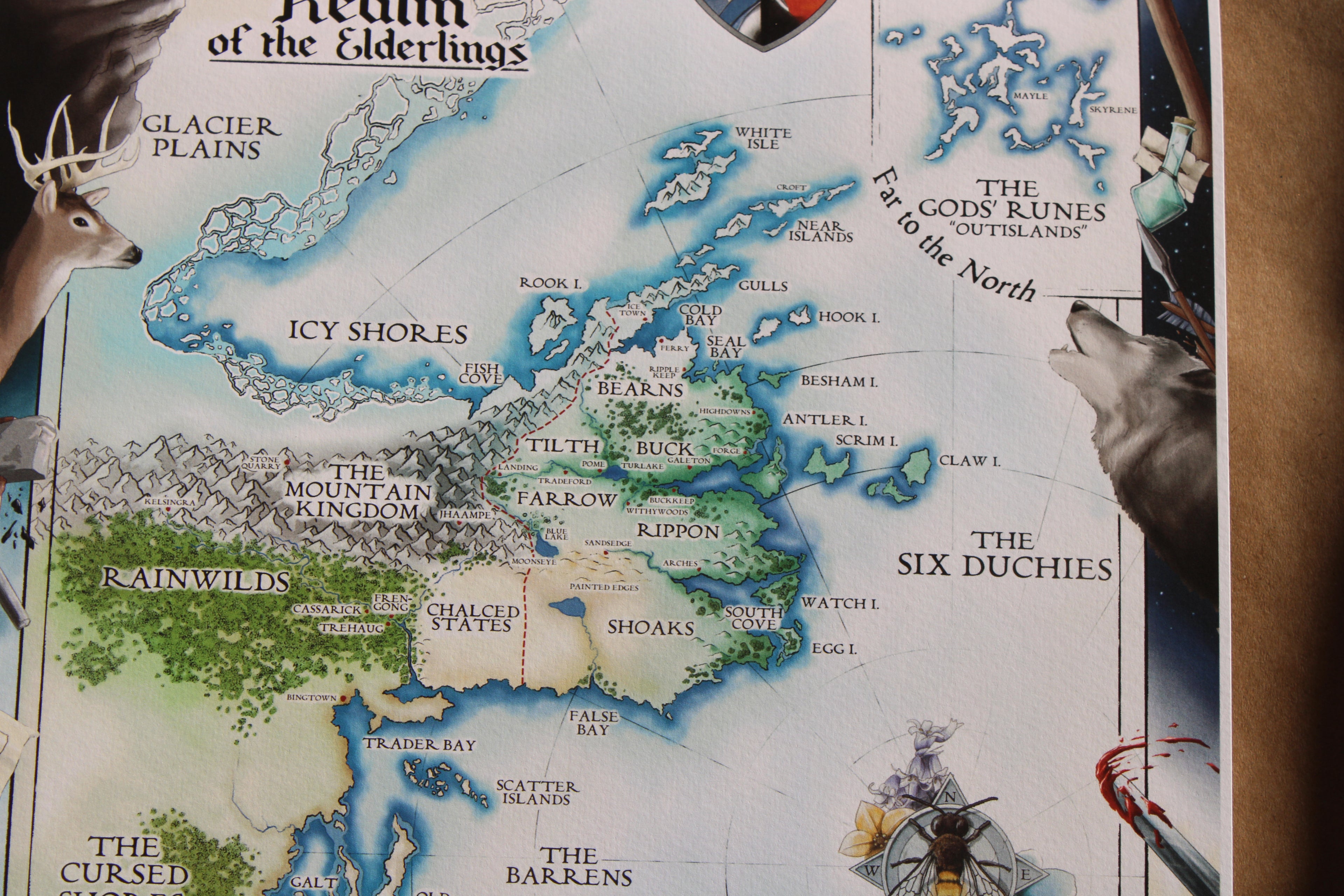 Realm of the Elderlings 11x17" Map