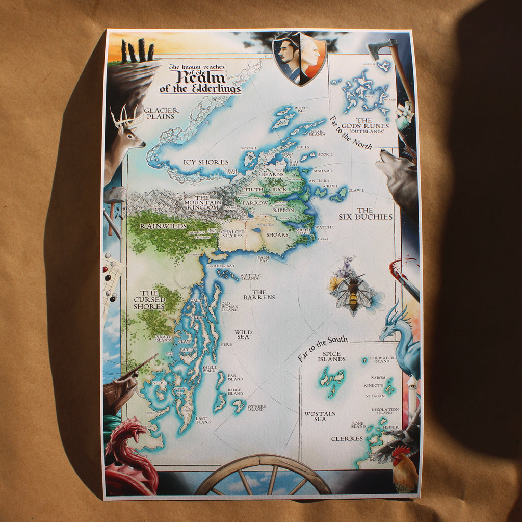 Realm of the Elderlings 11x17" Map