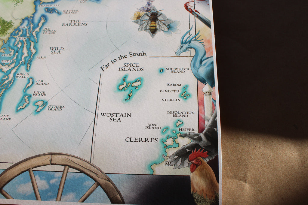 Realm of the Elderlings 11x17" Map