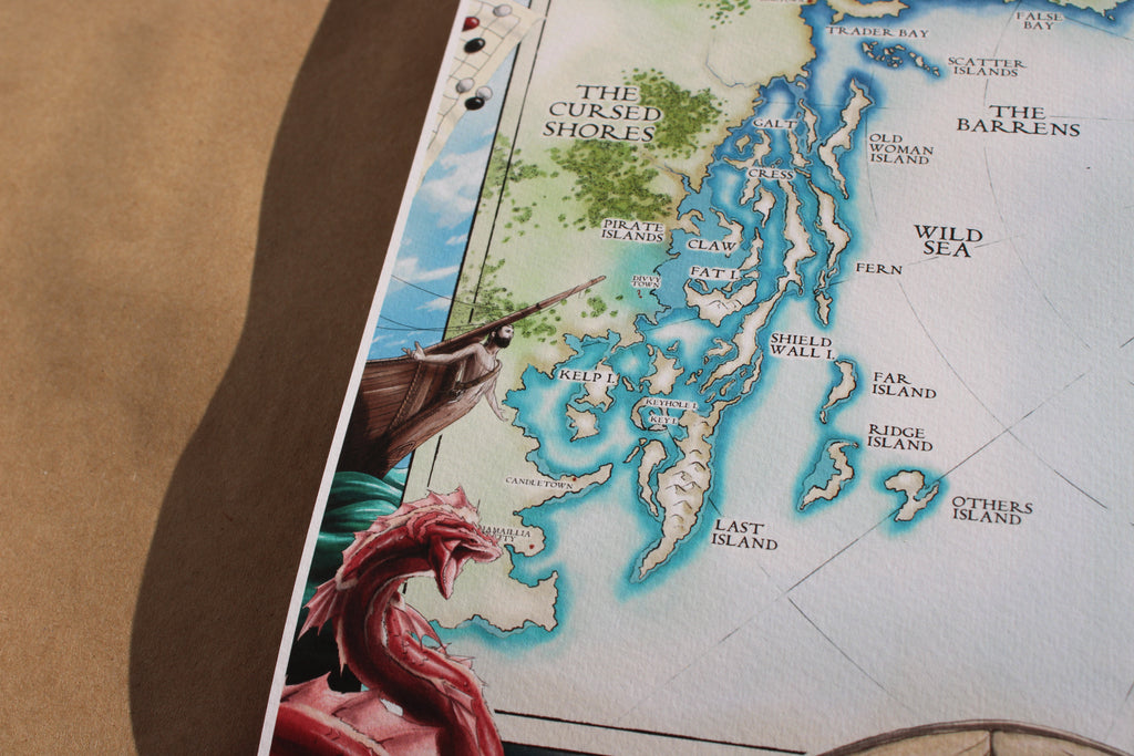 Realm of the Elderlings 11x17" Map