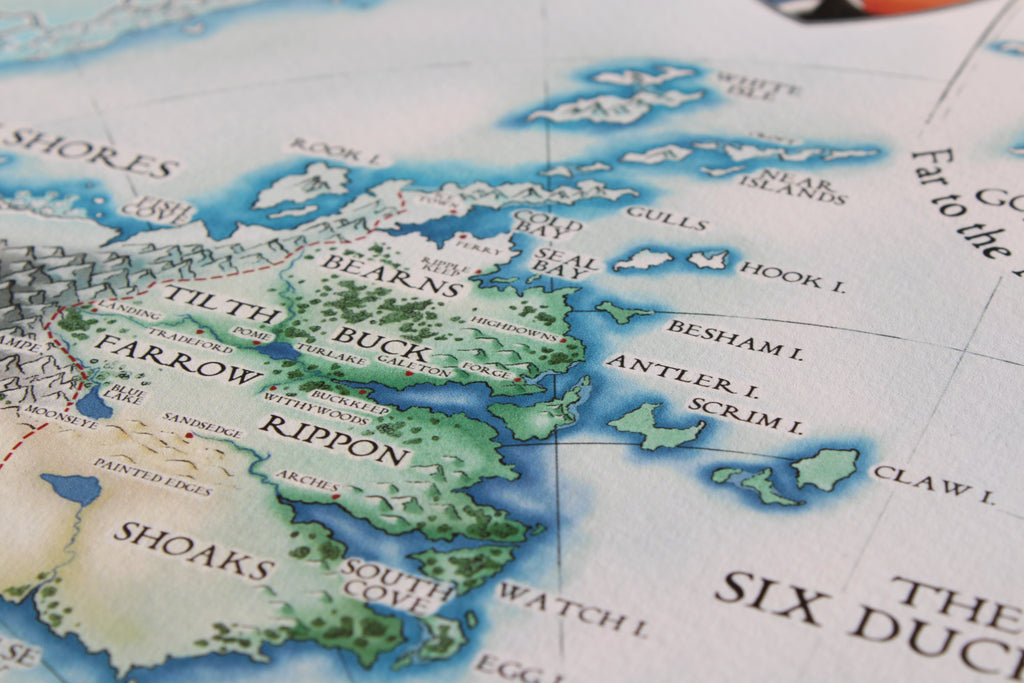 Realm of the Elderlings 11x17" Map