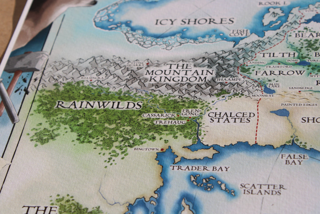 Realm of the Elderlings 11x17" Map