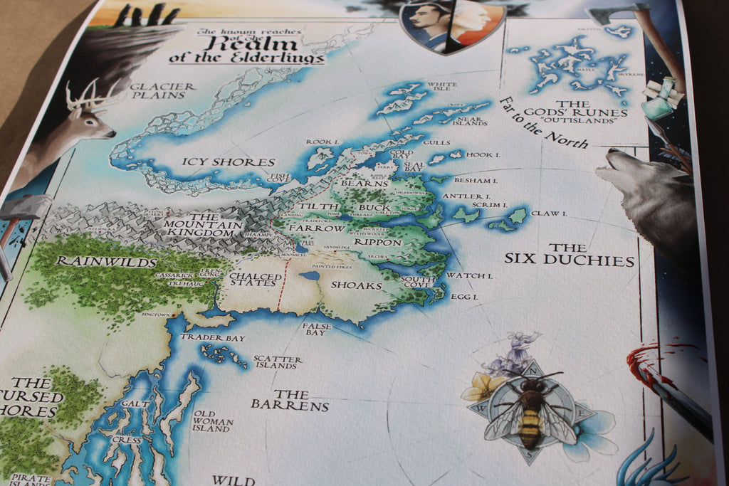 Realm of the Elderlings 11x17" Map