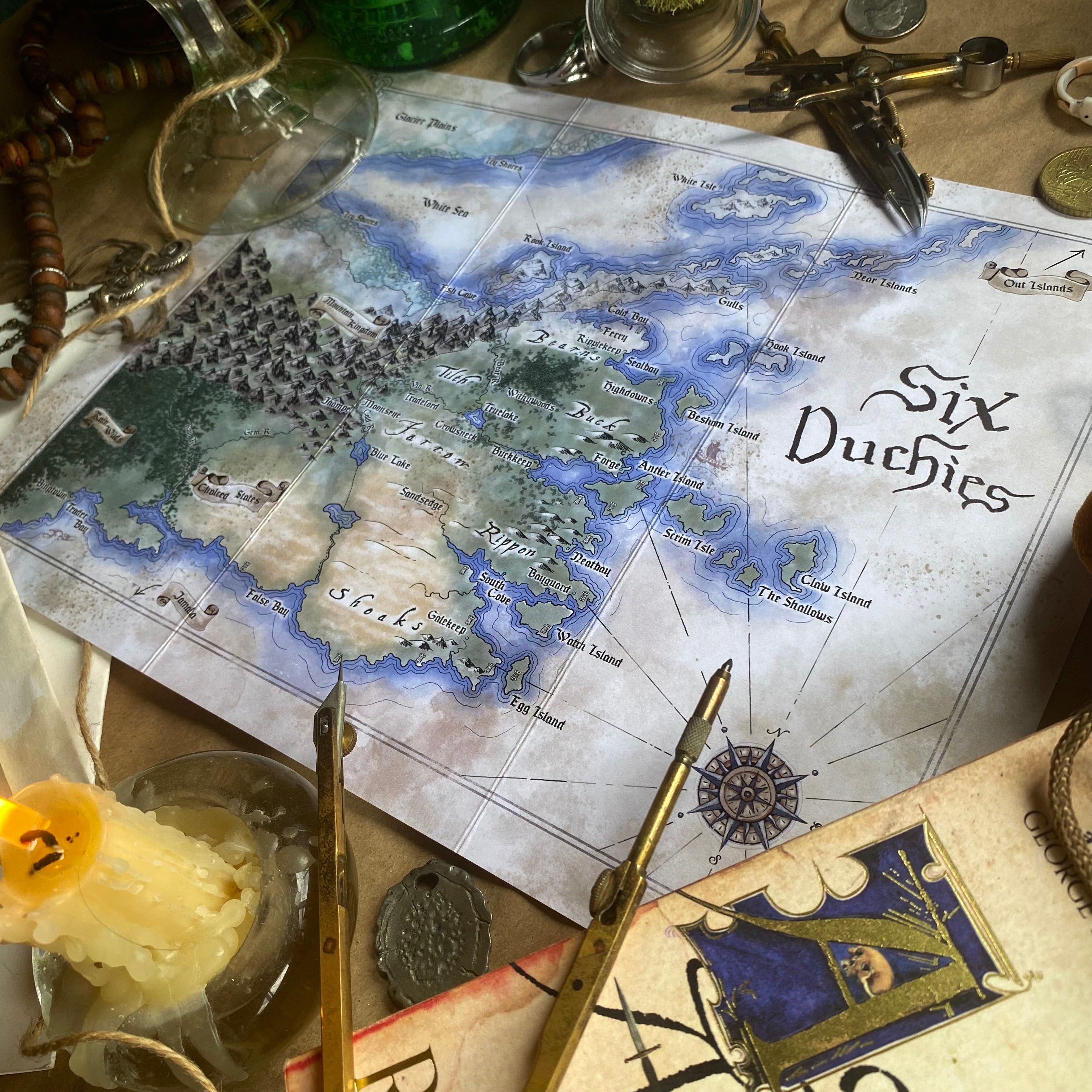 The Six Duchies Map