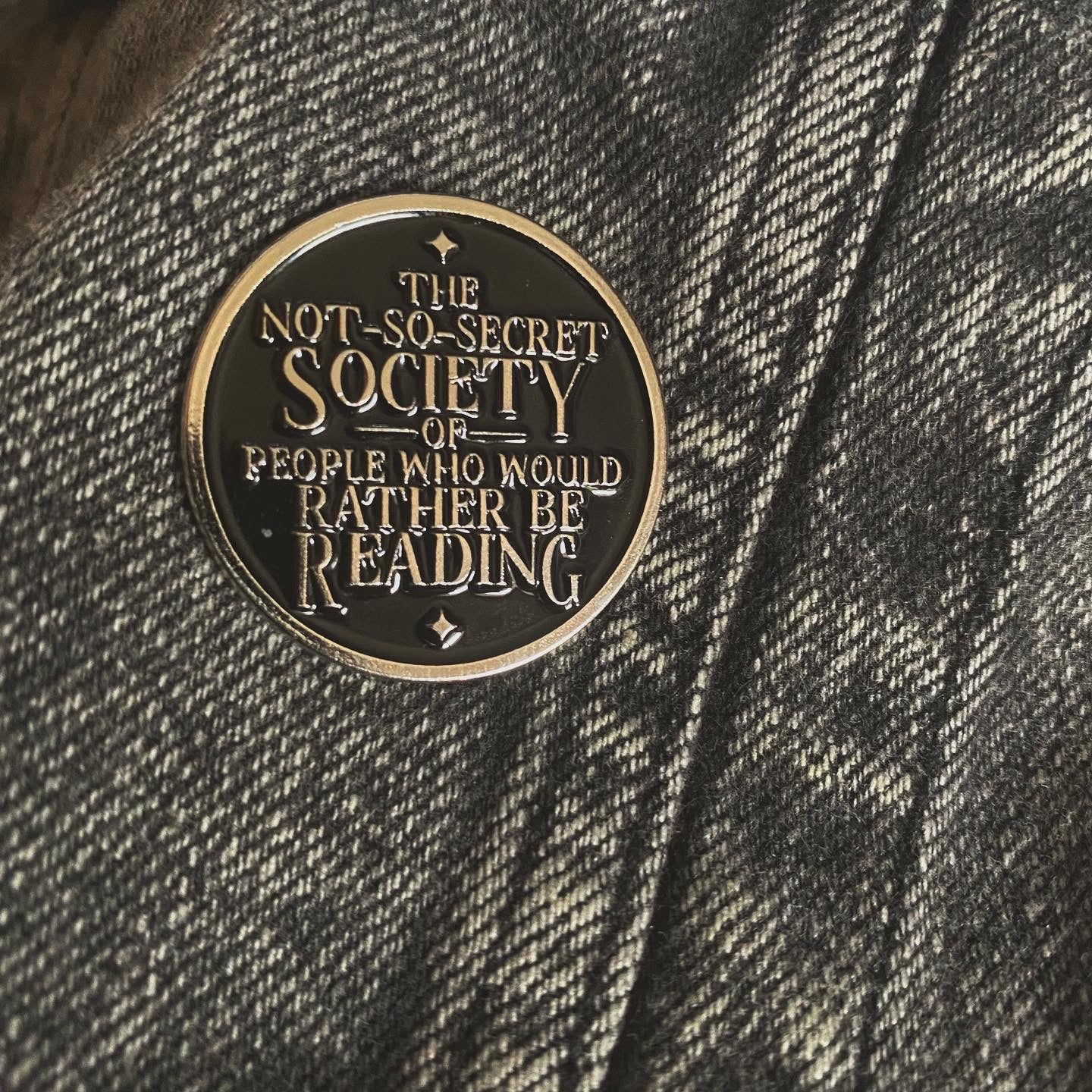 **B QUALITY** Not So Secret Society Pin